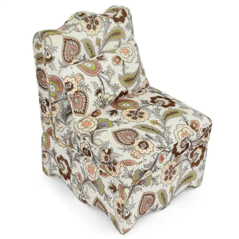Chaise de salle à manger individuelle en velours avec coussin d'assise moelleux