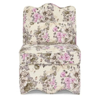 Chaise de salle à manger individuelle en velours avec coussin d'assise moelleux