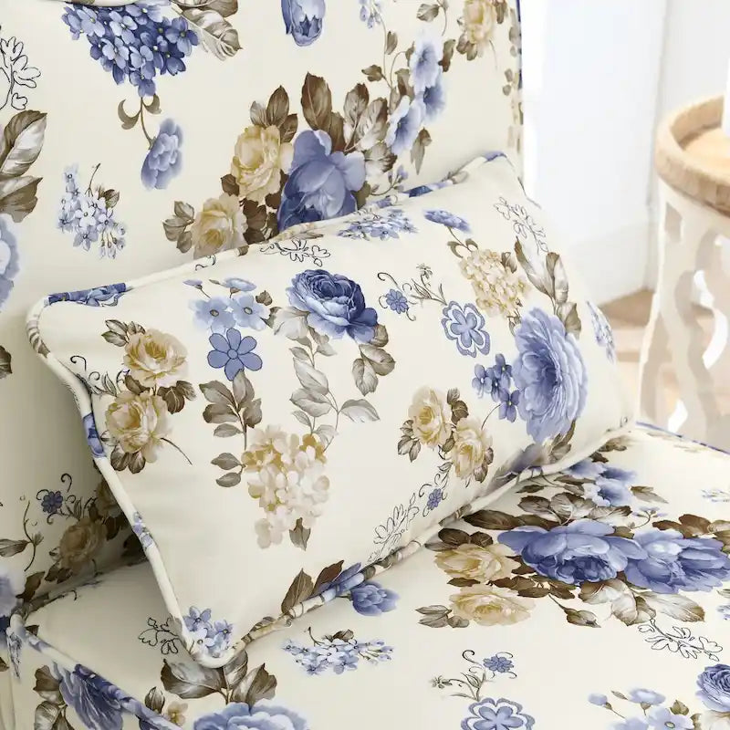 Chaise de salle à manger individuelle en velours avec coussin d'assise moelleux