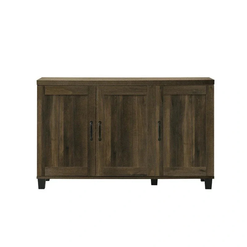 Meuble à chaussures 3 portes, style moderne, 45 W, avec 6 étagères réglables