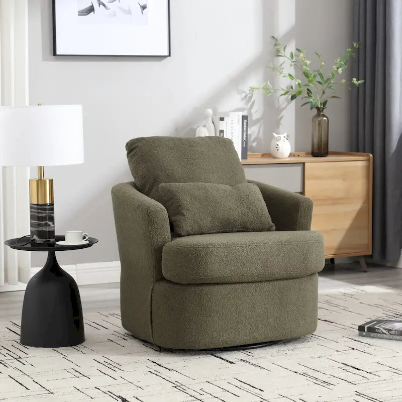 Fauteuil pivotant, Fauteuil club rond, Fauteuil crapaud