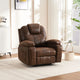 Fauteuil Élévateur Inclinable Électrique avec Massage, Chaleur pour Personnes Âgées, Fauteuils Inclinables Larges Surdimensionnés, Robuste, Mécanisme d'Inclinaison de Sécurité