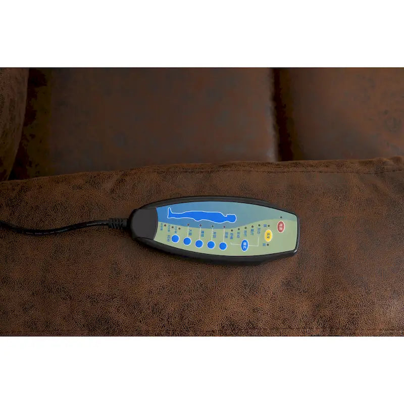 Fauteuil Élévateur Inclinable Électrique avec Massage, Chaleur pour Personnes Âgées, Fauteuils Inclinables Larges Surdimensionnés, Robuste, Mécanisme d'Inclinaison de Sécurité