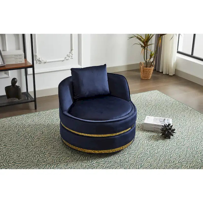 Fauteuil pivotant, fauteuil pivotant à 360°, fauteuil club pour salon et chambre à coucher