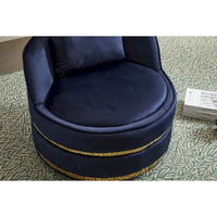Fauteuil pivotant, fauteuil pivotant à 360°, fauteuil club pour salon et chambre à coucher