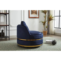 Fauteuil pivotant, fauteuil pivotant à 360°, fauteuil club pour salon et chambre à coucher
