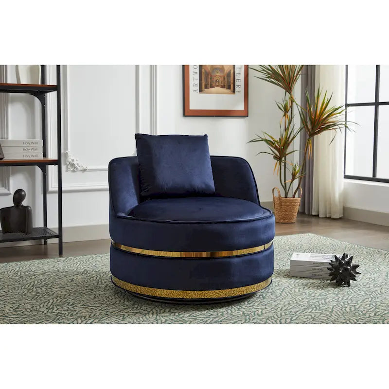 Fauteuil pivotant, fauteuil pivotant à 360°, fauteuil club pour salon et chambre à coucher
