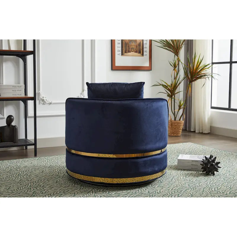 Fauteuil pivotant, fauteuil pivotant à 360°, fauteuil club pour salon et chambre à coucher
