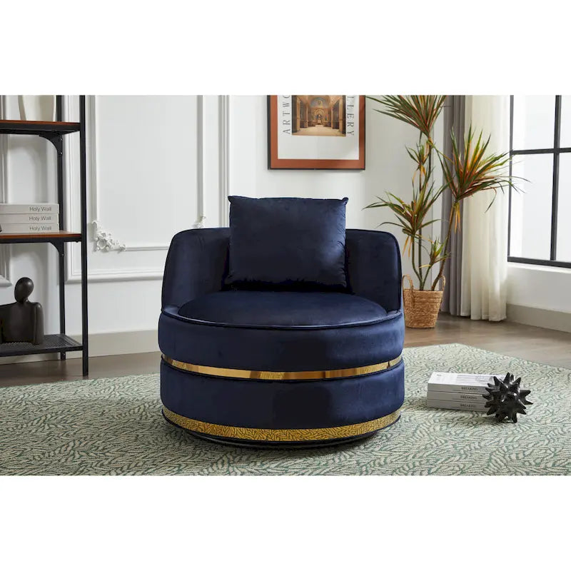 Fauteuil pivotant, fauteuil pivotant à 360°, fauteuil club pour salon et chambre à coucher