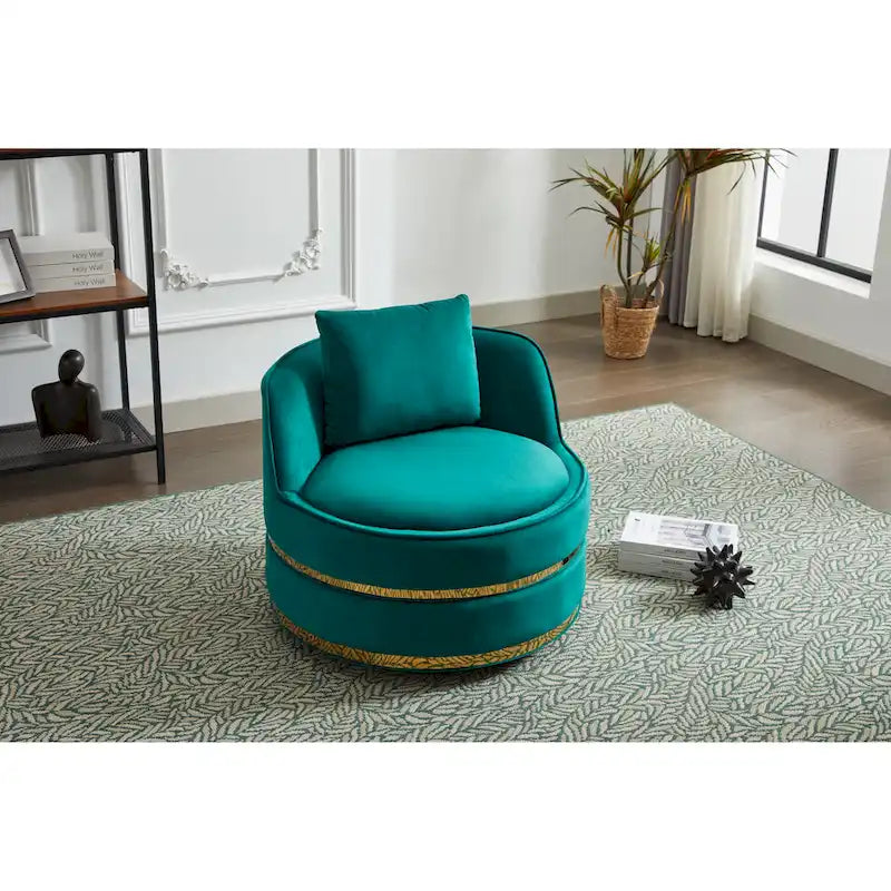 Fauteuil pivotant, fauteuil pivotant à 360°, fauteuil club pour salon et chambre à coucher