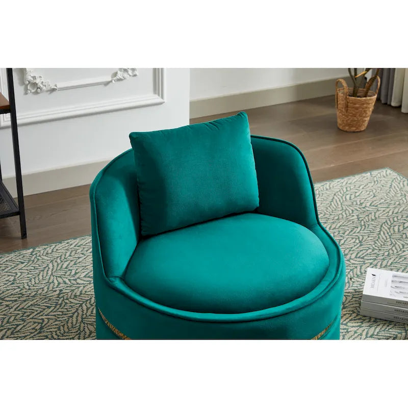 Fauteuil pivotant, fauteuil pivotant à 360°, fauteuil club pour salon et chambre à coucher
