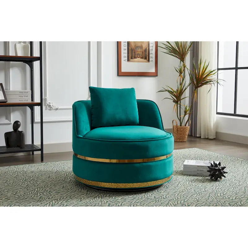 Fauteuil pivotant, fauteuil pivotant à 360°, fauteuil club pour salon et chambre à coucher