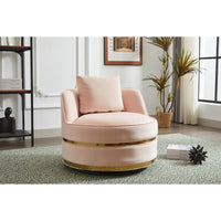 Fauteuil pivotant, fauteuil pivotant à 360°, fauteuil club pour salon et chambre à coucher