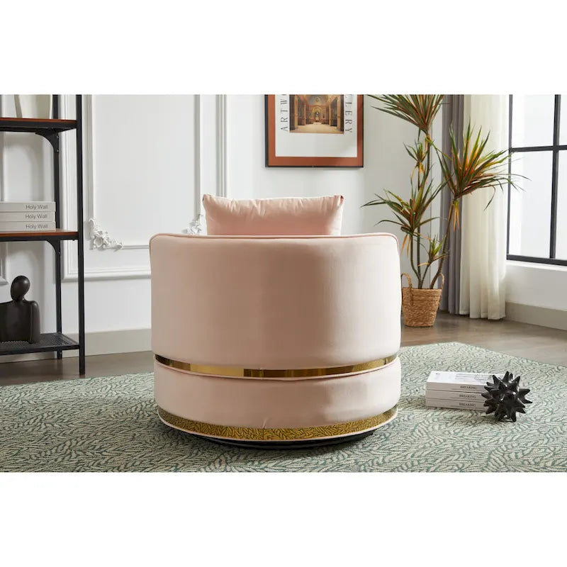 Fauteuil pivotant, fauteuil pivotant à 360°, fauteuil club pour salon et chambre à coucher