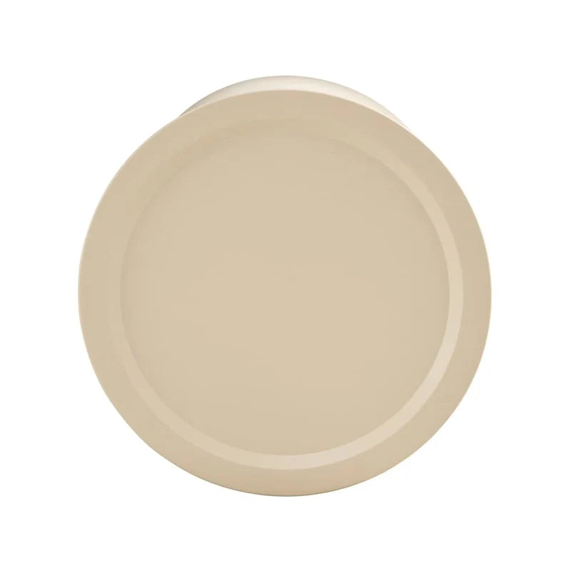 Tables basses gigognes rondes avec cadre en métal (lot de 2)
