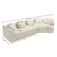 Grand canapé confortable