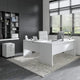 Bureau informatique en L Echo 72 pouces avec tiroirs par Bush Business Furniture