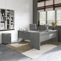 Bureau informatique en L Echo 72 pouces avec tiroirs par Bush Business Furniture