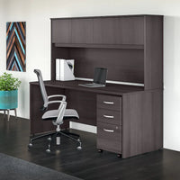 Bureau 72W Studio C avec huche et tiroirs de Bush Business Furniture