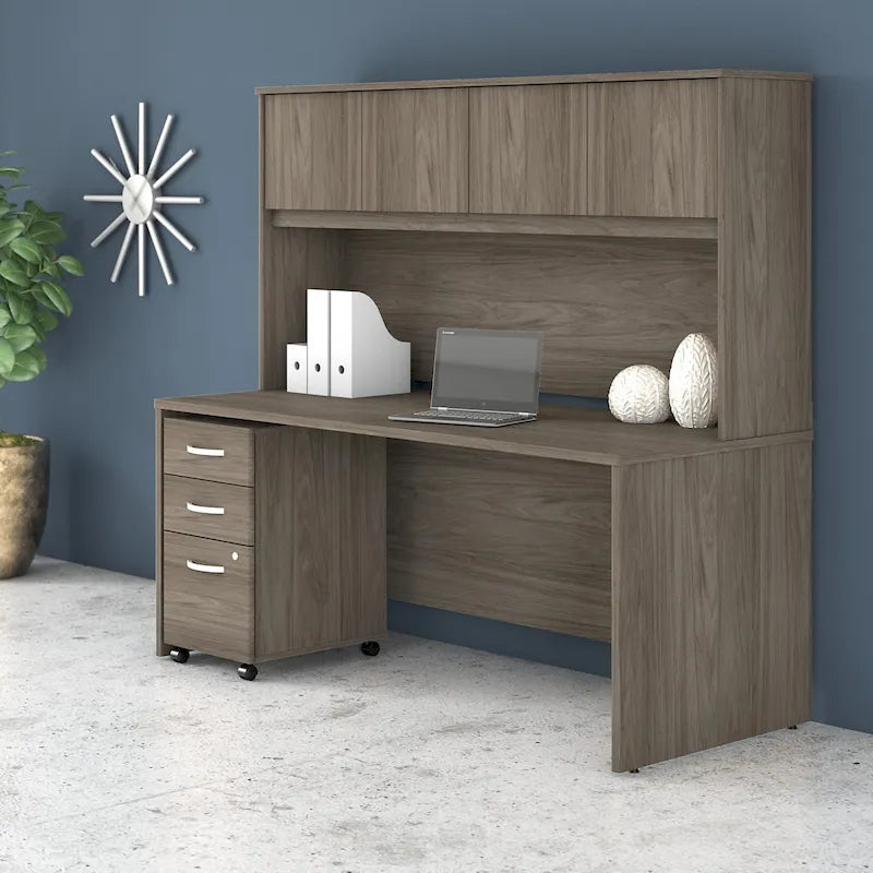 Bureau 72W Studio C avec huche et tiroirs de Bush Business Furniture