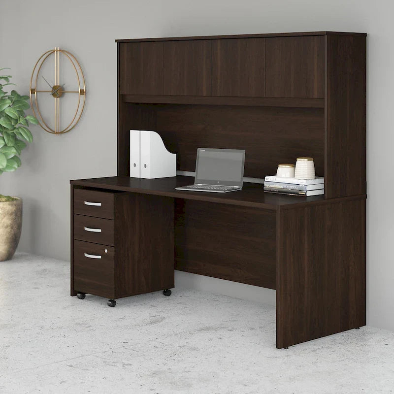 Bureau 72W Studio C avec huche et tiroirs de Bush Business Furniture