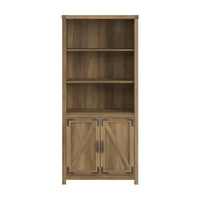 Bibliothèque haute 5 étagères Knoxville avec portes par Bush Furniture