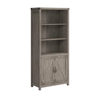 Bibliothèque haute 5 étagères Knoxville avec portes par Bush Furniture