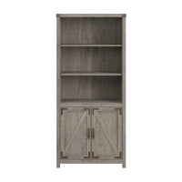 Bibliothèque haute 5 étagères Knoxville avec portes par Bush Furniture