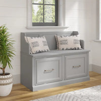 Banc d'entrée Woodland 40W avec portes par Bush Furniture