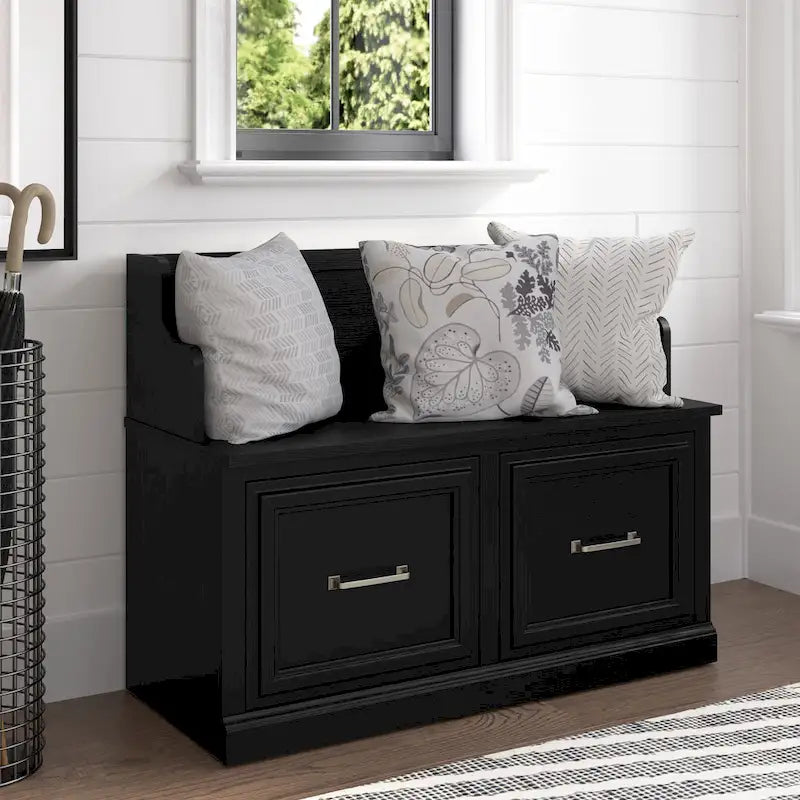 Banc d'entrée Woodland 40W avec portes par Bush Furniture