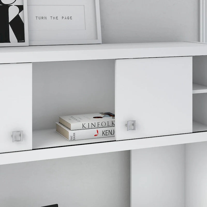 Bureau en L Echo avec hutch par Bush Business Furniture