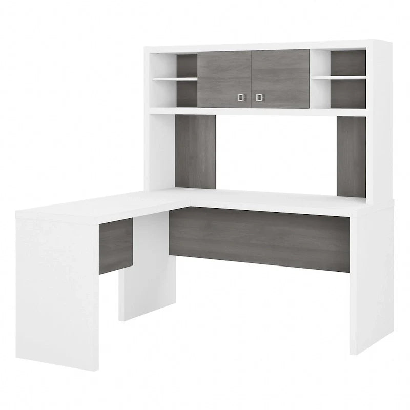 Bureau en L Echo avec hutch par Bush Business Furniture