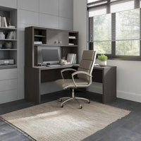 Bureau en L Echo avec hutch par Bush Business Furniture
