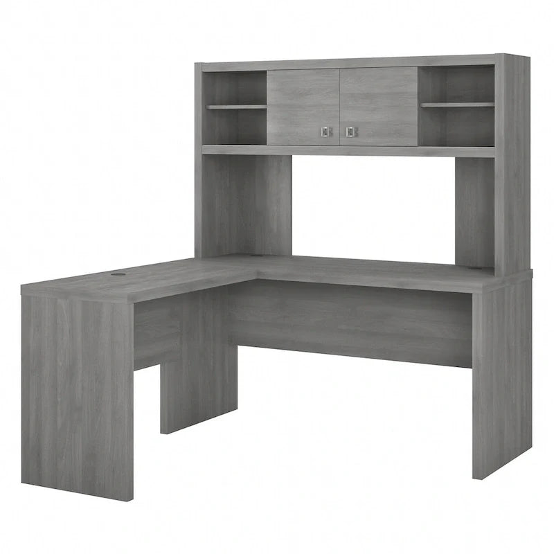 Bureau d'angle Echo avec huche par Bush Business Furniture