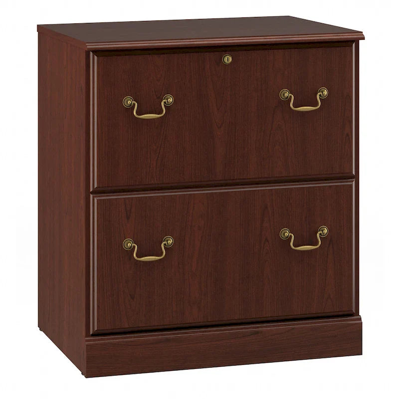 Meuble classeur latéral Bush Furniture Saratoga, en Merisier récolte