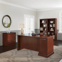Meuble classeur latéral Bush Furniture Saratoga, en Merisier récolte