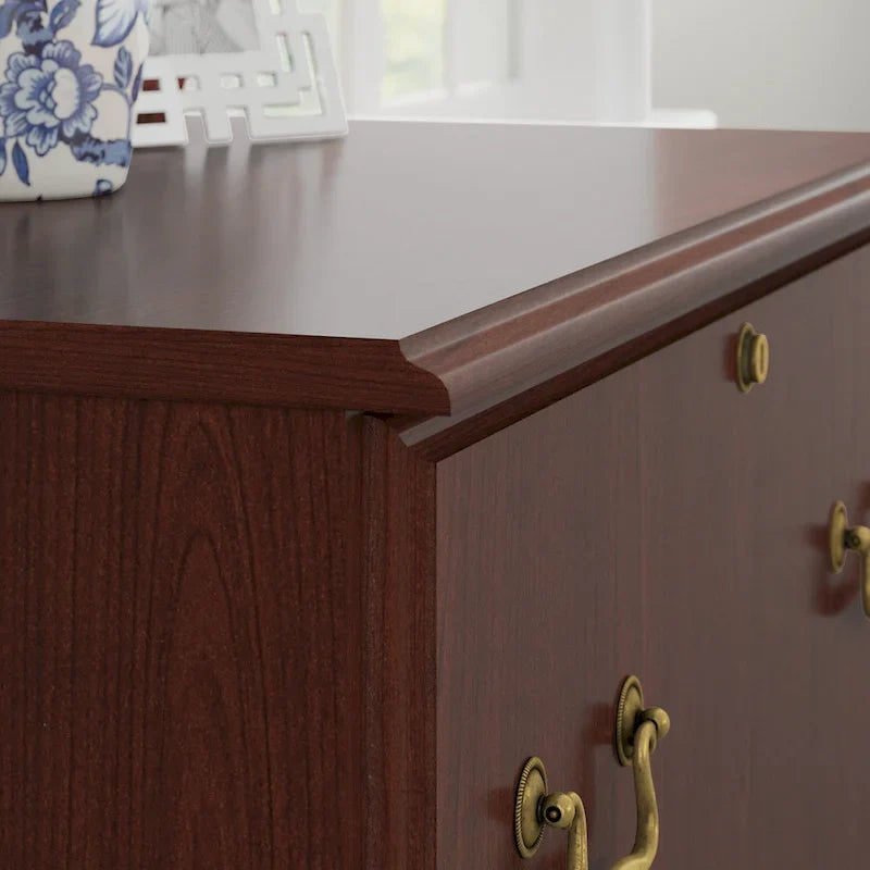 Meuble classeur latéral Bush Furniture Saratoga, en Merisier récolte