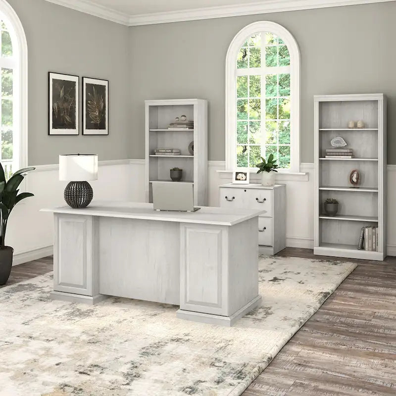 Meuble classeur latéral Bush Furniture Saratoga, en Merisier récolte