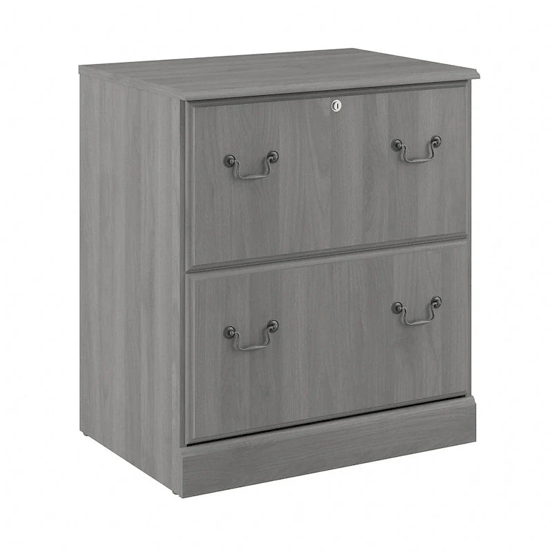 Meuble classeur latéral Bush Furniture Saratoga, en Merisier récolte