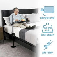 Table de lit universelle Able Life, support d'ordinateur portable réglable pour lits