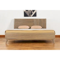 Cadre de lit Queen en bois naturel HomeRoots