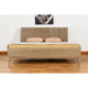 Cadre de lit Queen en bois naturel HomeRoots