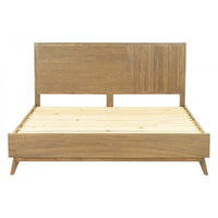 Cadre de lit Queen en bois naturel HomeRoots