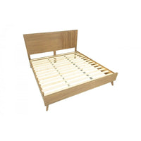 Cadre de lit Queen en bois naturel HomeRoots