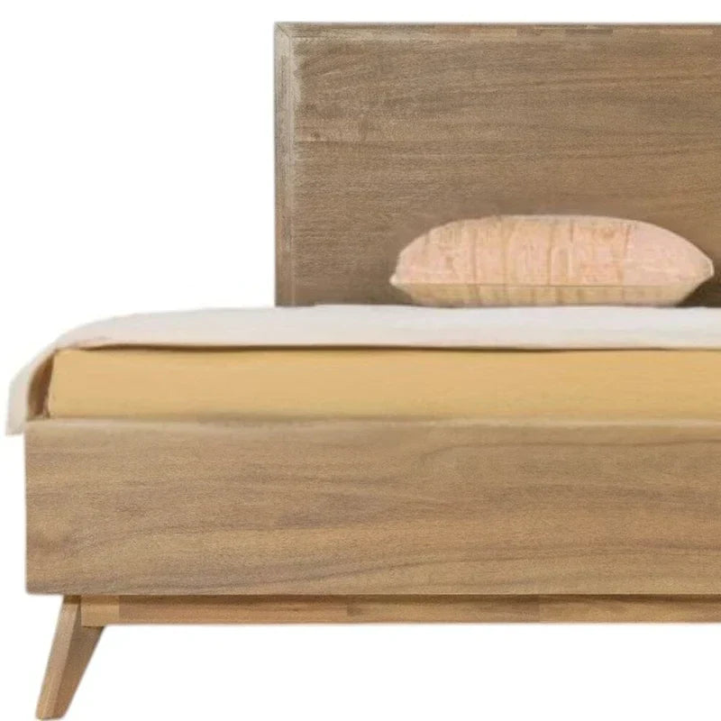 Cadre de lit Queen en bois naturel HomeRoots