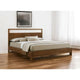 Cadre de lit queen en bois brun HomeRoots