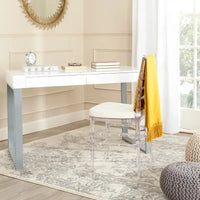 Bureau SAFAVIEH Barton blanc/gris