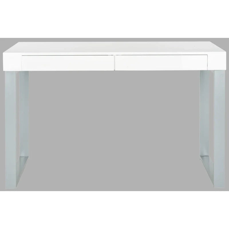 Bureau SAFAVIEH Barton blanc/gris