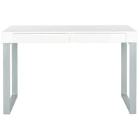 Bureau SAFAVIEH Barton blanc/gris