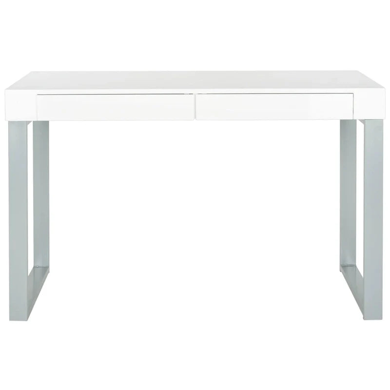 Bureau SAFAVIEH Barton blanc/gris
